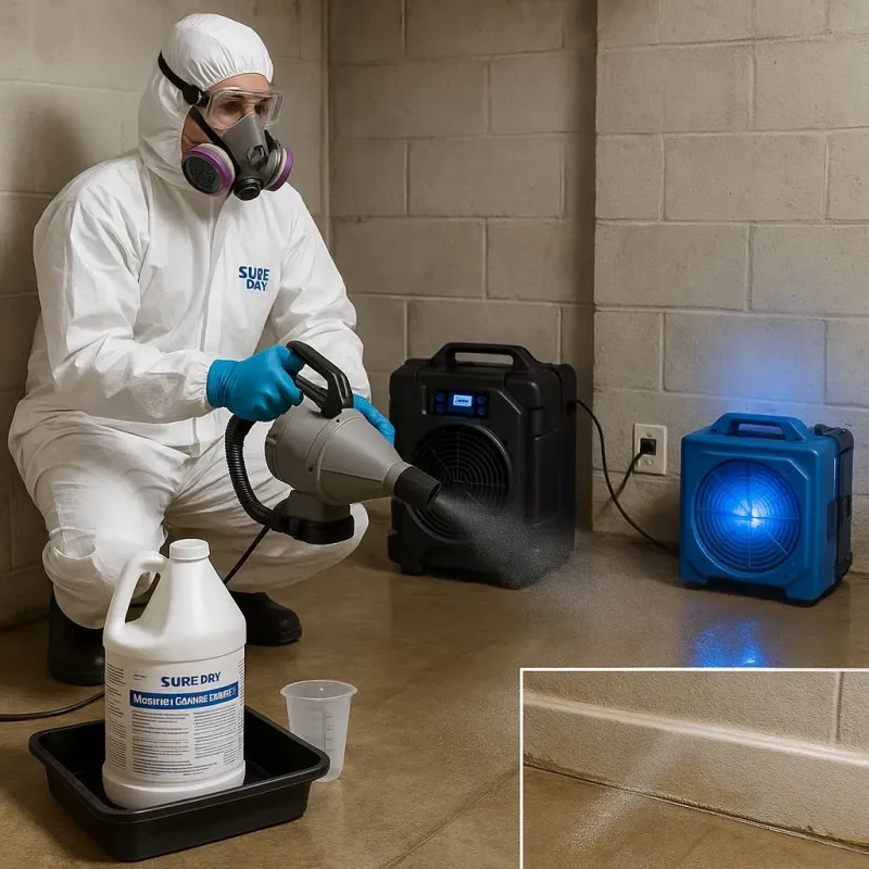 Sanitization and Odor Removal process in Yorba Linda, CA