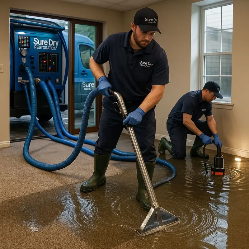 Water Extraction and Removal process in Yorba Linda, CA